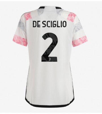 Juventus Mattia De Sciglio #2 Segunda Equipación Mujer 2023-24 Manga Corta